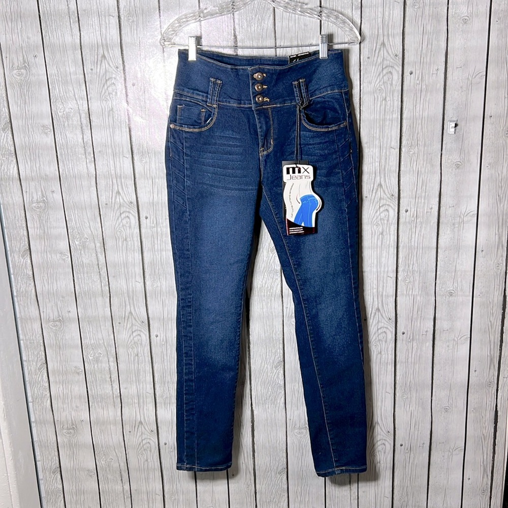 Modaxpress back panel lift stretchy jeans size 11/12